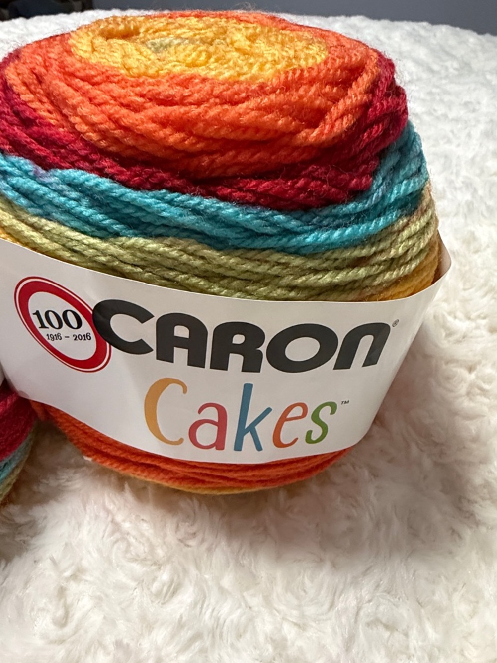 Caron Cakes Gradient Yarn - Rainbow Sprinkles- Multicolor New pet free home